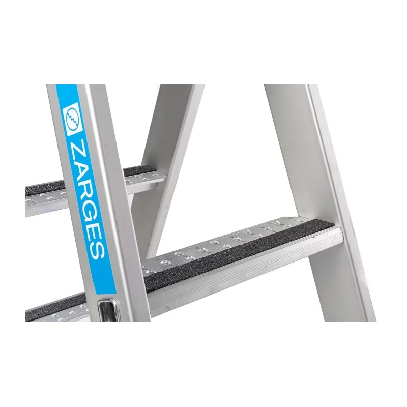 Zarges Aluminium 3 Steps Step Ladder, 0.88 m Open Length 41549