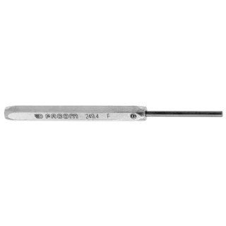 Facom Punch with 3.9mm Shank Diameter, 150mm Overall Length, Steel Material, Hexagonal Shank 249.4
