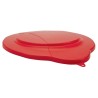 Vikan 20L Plastic Red Bucket Lid with Handle 56934