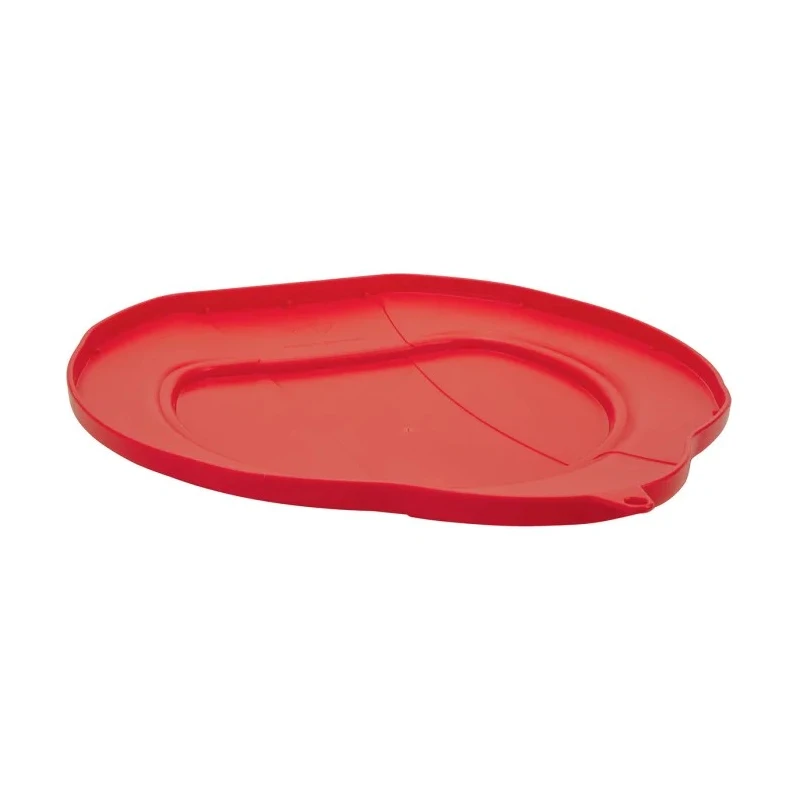 Vikan 20L Plastic Red Bucket Lid with Handle 56934