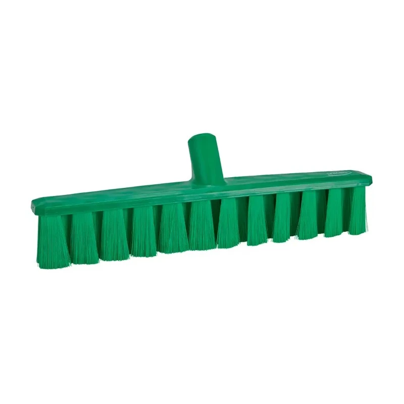 Vikan Broom Green with Polyethylene Terephthalate Bristles Ultra Safe Technology 31712