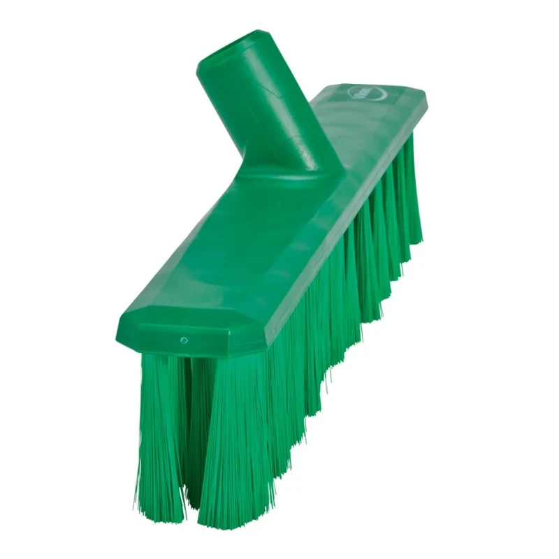 Vikan Broom Green with Polyethylene Terephthalate Bristles Ultra Safe Technology 31712