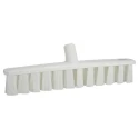 Vikan Broom with Polyethylene Terephthalate Bristles, White, Ultra Safe Technology, Width 50mm, Bristle Length 54mm 31715