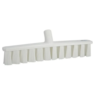 Vikan Broom with Polyethylene Terephthalate Bristles, White, Ultra Safe Technology, Width 50mm, Bristle Length 54mm 31715