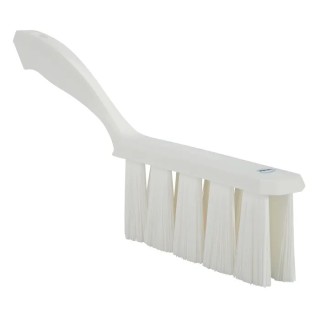 Vikan White Hand Brush with 57 mm Bristle Length, 35 mm Width, 330 mm Length, 135 mm Height 45855