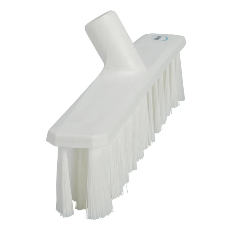 Vikan Broom with Polyethylene Terephthalate Bristles, White, Ultra Safe Technology, Width 50mm, Bristle Length 54mm 31715