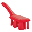Vikan Red Scrubbing Brush 37 mm Bristle Length, Overall Length 260 mm, Width 70 mm, Height 10 mm 41794
