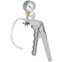 Hand Vacuum Pump Plastic With Gauge for lab image-1