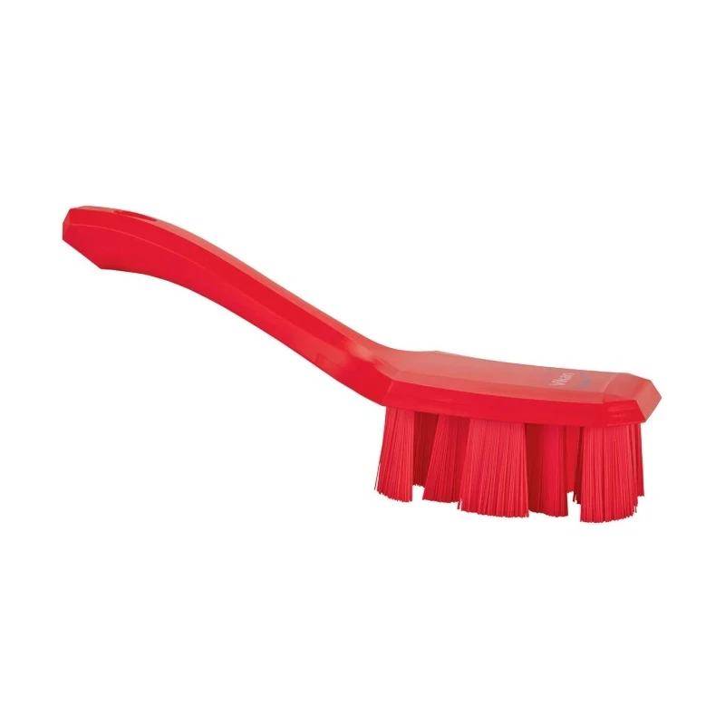 Vikan Red Scrubbing Brush 37 mm Bristle Length, Overall Length 260 mm, Width 70 mm, Height 10 mm 41794