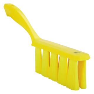 Vikan Yellow Hand Brush with 57 mm Bristle Length, 330 mm Length, 35 mm Width, 135 mm Height 45816