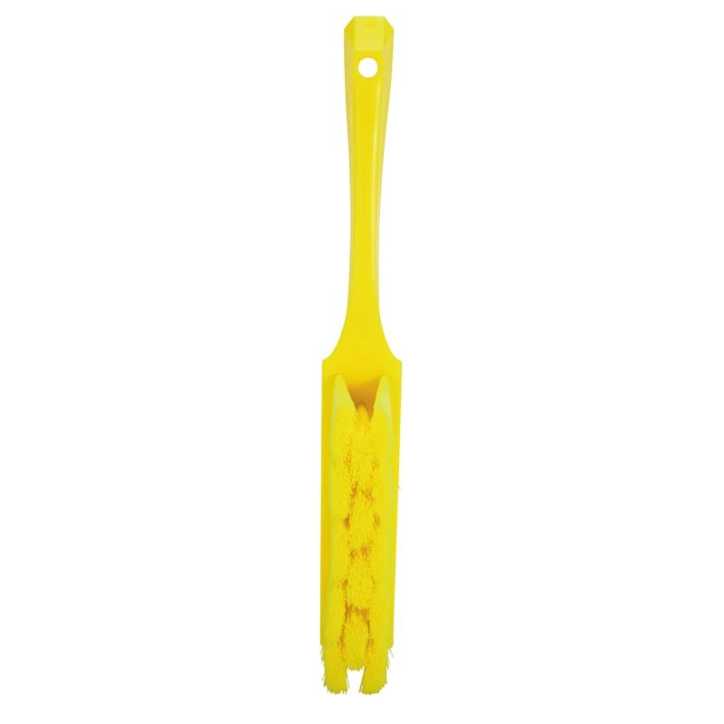 Vikan Yellow Hand Brush with 57 mm Bristle Length, 330 mm Length, 35 mm Width, 135 mm Height 45816