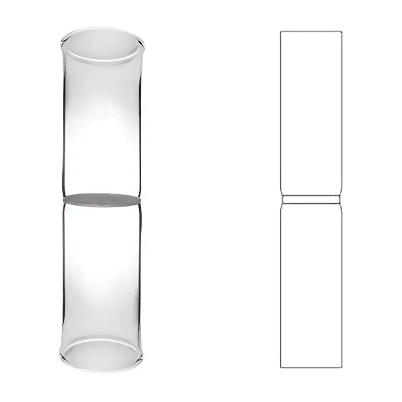 Sintered Glass Filter Tube With Center Disc Porosity G1-G4 Lab image-1