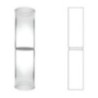 Sintered Glass Filter Tube With Sintered Disc Sealed In Center Porosity G-1 or G-2 or G-3 or G-4