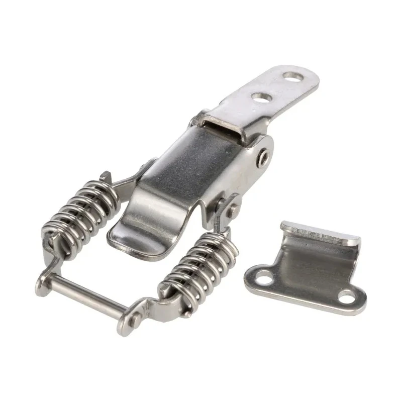 RS PRO Stainless Steel Spring Loaded Toggle Latch 58mm Length 36mm Width 11mm Depth 192-9634