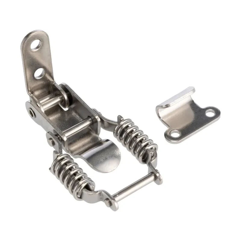 RS PRO Stainless Steel Spring Loaded Toggle Latch 58mm Length 36mm Width 11mm Depth 192-9634