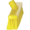 Vikan Push Broom Yellow for Dry Areas, Wet Areas, Hard Bristles, 410mm Width 31746