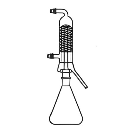 Compact Distillation Apparatus 1000ml Flask & Condenser Lab image-1