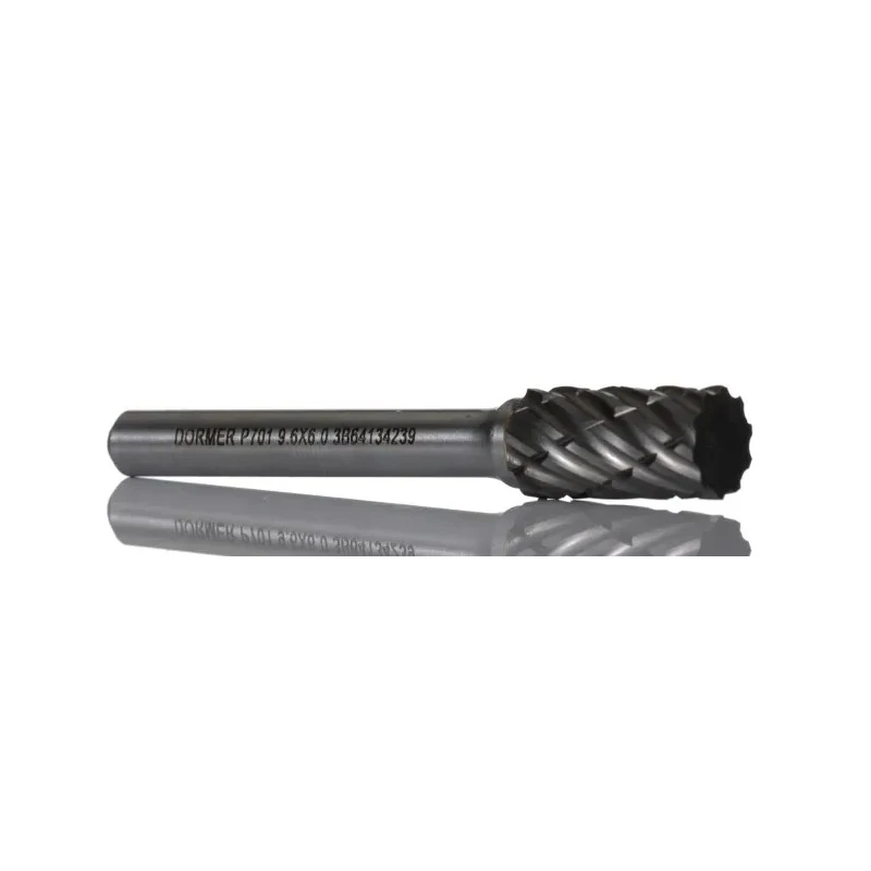 Dormer Rotary Burr Tool Round Head Diameter 9.6 mm Shank Diameter 6 mm Overall Length 64 mm Carbide P7019.6X6.0