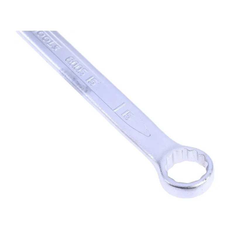 Teng Tools Combination Spanner Satin Finish 15 mm Size 190mm Overall Length 600515
