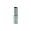 Teng Tools Chrome Vanadium 1/2 in Drive 15 mm 6 Point Socket, 79mm Overall Length M1206156-C
