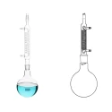 Reflux Assembly With 1000ml Flask & Reversible Coil Condenser Lab image-1
