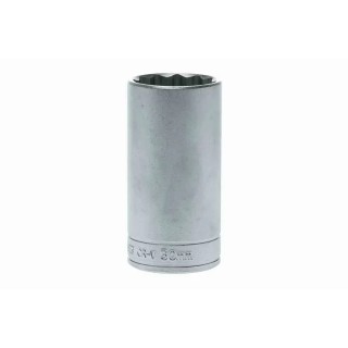 Teng Tools 1/2 in Drive 30 mm 12 Point Chrome Vanadium Socket, 79mm Overall Length M120630-C