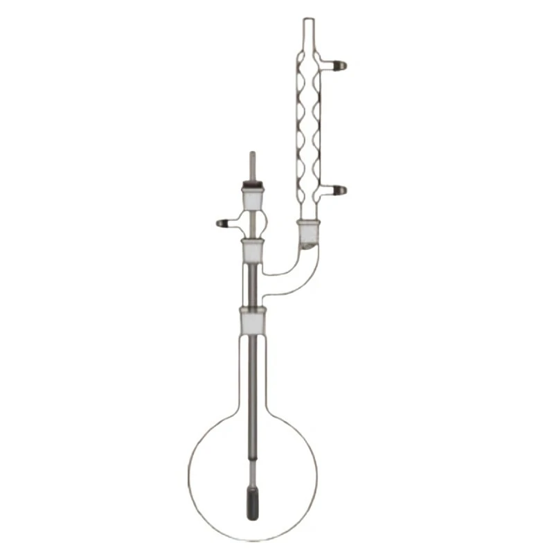 Reflux Assembly 500ml Round Bottom Flask & Two Neck Adapter Lab image-1