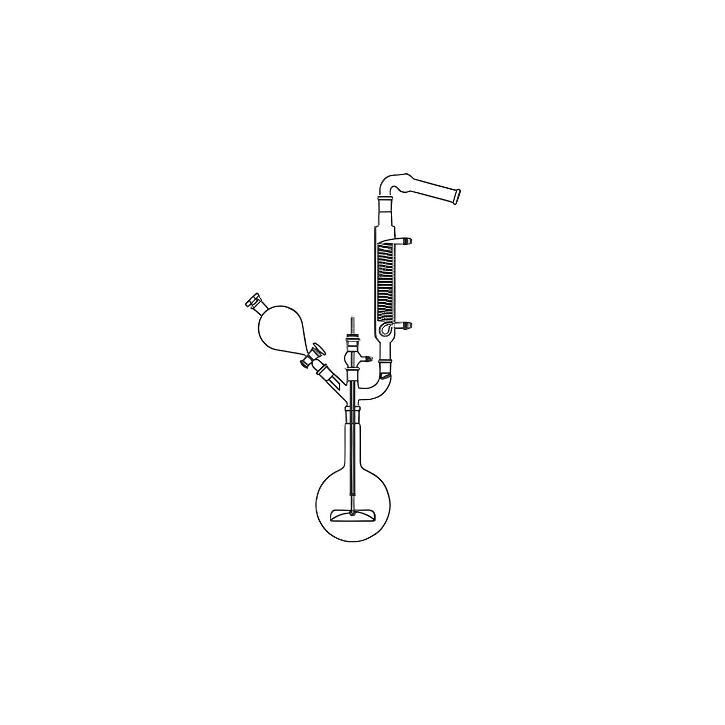 Cod Reflux Assembly Buy Reflux Stirrer Assembly 1000ml Three Necks Get Best Deal