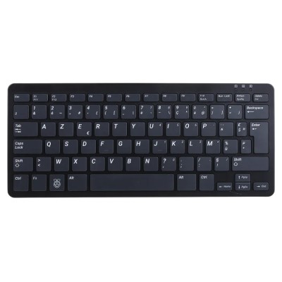 Raspberry Pi Grey, Black AZERTY (France) Raspberry Pi Keyboard with Built-in USB Hub Rpi-KYB (FR)_Black