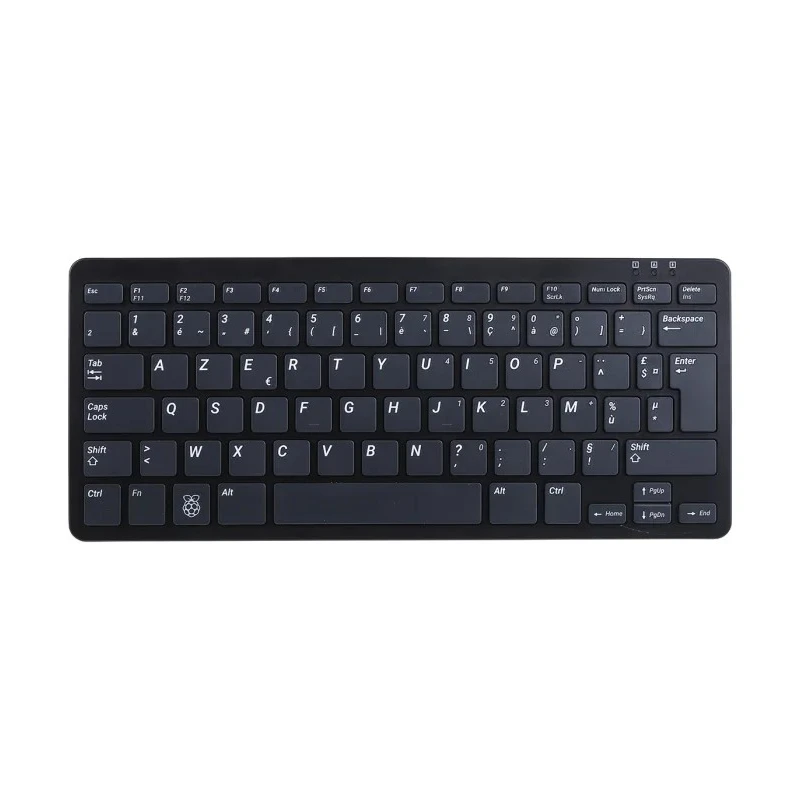 Raspberry Pi Grey, Black AZERTY (France) Raspberry Pi Keyboard with Built-in USB Hub Rpi-KYB (FR)_Black