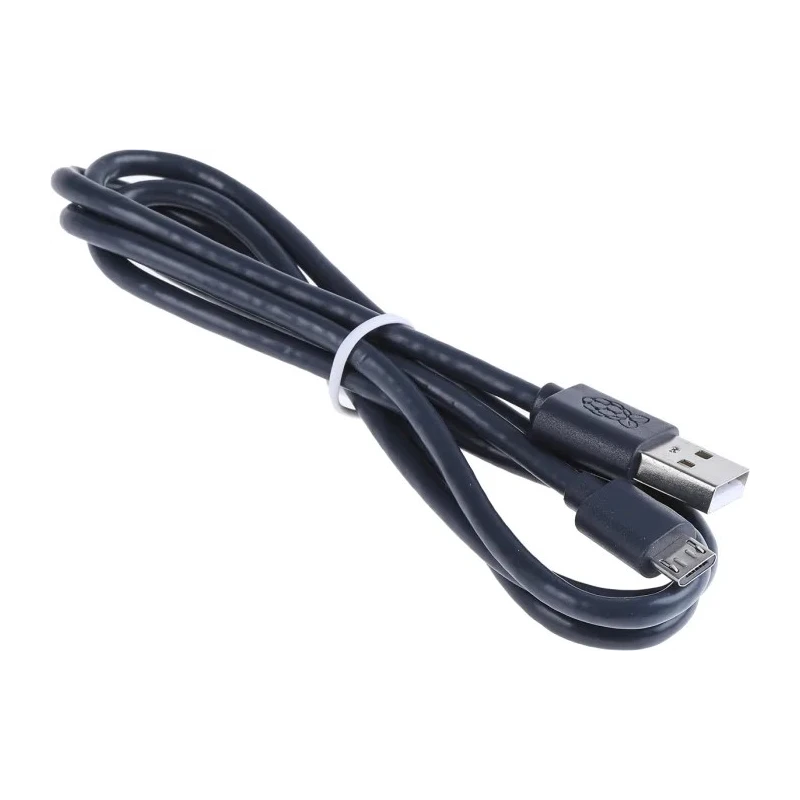 Raspberry Pi Grey, Black AZERTY (France) Raspberry Pi Keyboard with Built-in USB Hub Rpi-KYB (FR)_Black
