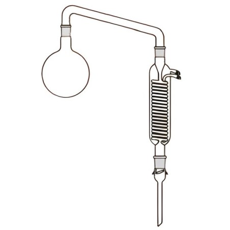 Distillation Apparatus 1000ml Round Bottom Flask & Condenser Lab image-1
