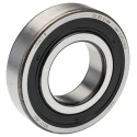 SKF Single Row Deep Groove Ball Bearing 35 mm ID, 72 mm OD, 17 mm Width, Sheet Metal Cage Steel Balls 6207-RS1