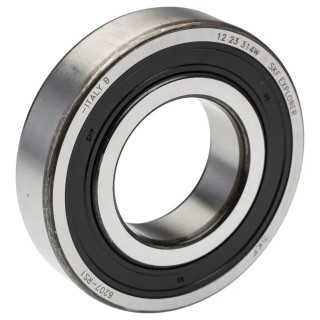 SKF Single Row Deep Groove Ball Bearing 35 mm ID, 72 mm OD, 17 mm Width, Sheet Metal Cage Steel Balls 6207-RS1