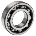 SKF Single Row Deep Groove Ball Bearing 35 mm ID, 72 mm OD, 17 mm Width, Sheet Metal Cage Steel Balls 6207-RS1