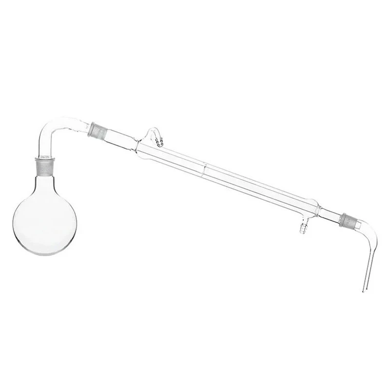  Distillation Apparatus Round Bottom Flask Liebig Condenser Lab image-2