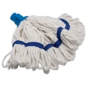 RS PRO Yarn Blue Mop Head Screw Fitting Yarn Mop Head 182g Dry Weight Socket Colour Blue 201-9580