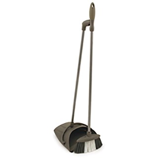 RS PRO Long-Handled Silver Dustpan and Brush Set for Floors 1.06m Height 270mm Width 201-9582