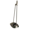 RS PRO Long-Handled Silver Dustpan and Brush Set for Floors 1.06m Height 270mm Width 201-9582