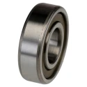 SKF Single Row Deep Groove Ball Bearing 20 mm ID, 47 mm OD, 14 mm Width, Non-Metallic Cage, Open Type 6204 ETN9/C3H