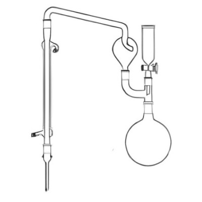 Kjeldahl Distillation Assembly 1000ml Round Bottom Flask Lab image-1