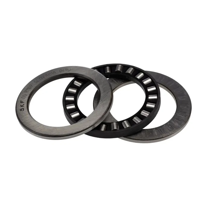 SKF Single-Row Steel Roller Bearing Cylindrical Bore 45 mm ID, 65 mm OD, 14 mm Width, Non-Metallic Cage, Closed End 81109 TN