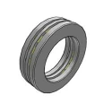 SKF Cylindrical Roller Thrust Bearing 65 mm Inside Diameter 100 mm Outside Diameter 27 mm Race Width 81213 TN