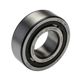 SKF Cylindrical Roller Bearing 30 mm Inside Diameter 62 mm Outside Diameter 20 mm Race Width Open End NJ 2206 ECP