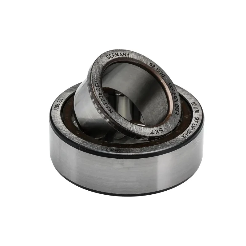 SKF Cylindrical Roller Bearing 30 mm Inside Diameter 62 mm Outside Diameter 20 mm Race Width Open End NJ 2206 ECP