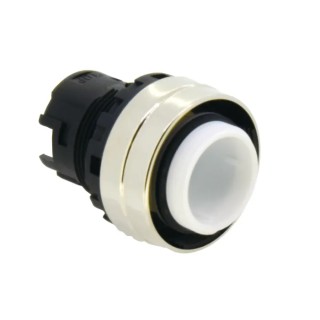 Idec Push Button Bezel Metal Flush Shape for Use with YW YW4B-A00