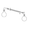 Solvent Recovery Assembly 250ml Round Flask & Liebig Condenser Lab image-1