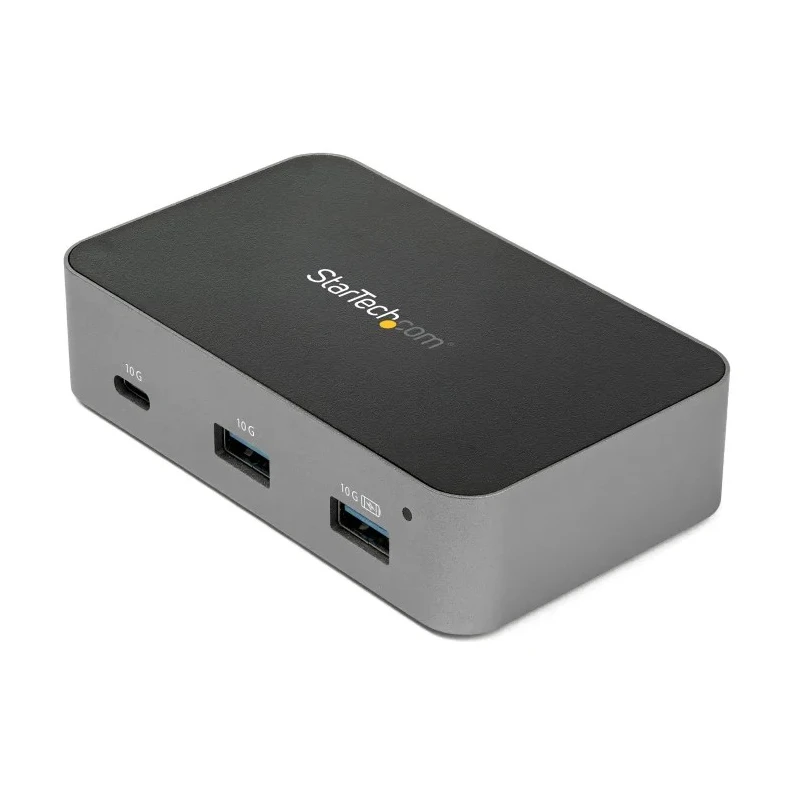 StarTech.com 4 Port USB 3.1 USB Hub AC Adapter Powered USB Type-C Gen 2 with 3 USB Type-A Ports HB31C3A1CS