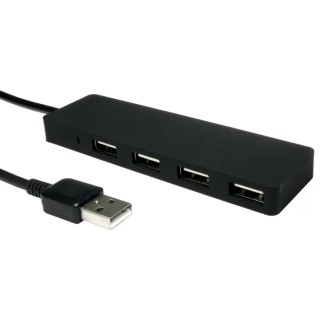 RS PRO 4 Port USB 2.0 USB Hub, USB Powered, 4 USB Ports, 110 mm Cable Length 220-6492