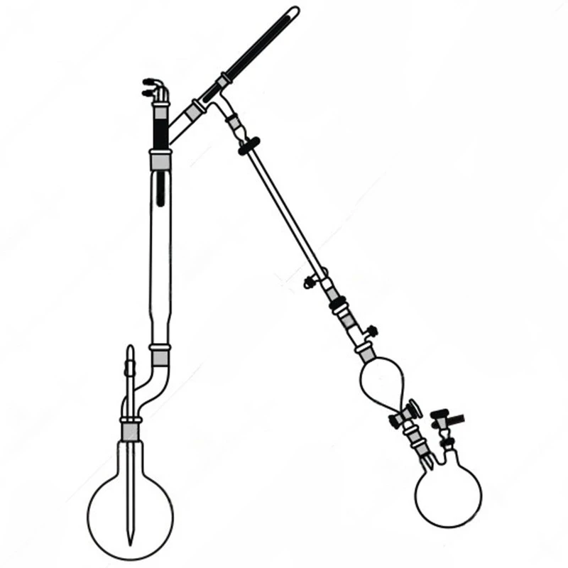 Fractionation Assembly 1000ml Round Bottom Flask for Lab image-1